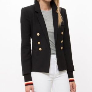 Smythe College Blazer w/removable knit cuffs - Sz 10